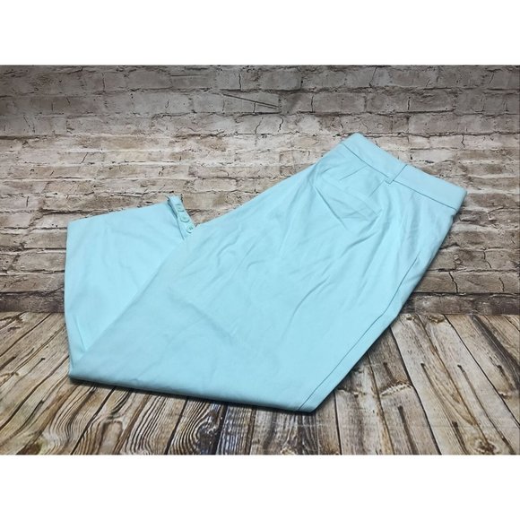 Studio Works Pants - studio works capri pants classic fit no gap teal size 12